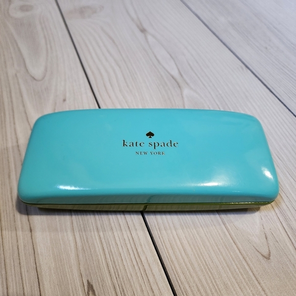 Kate Spade Accessories - Kate Spade Turquoise Blue and Green Eyeglass Hard Case